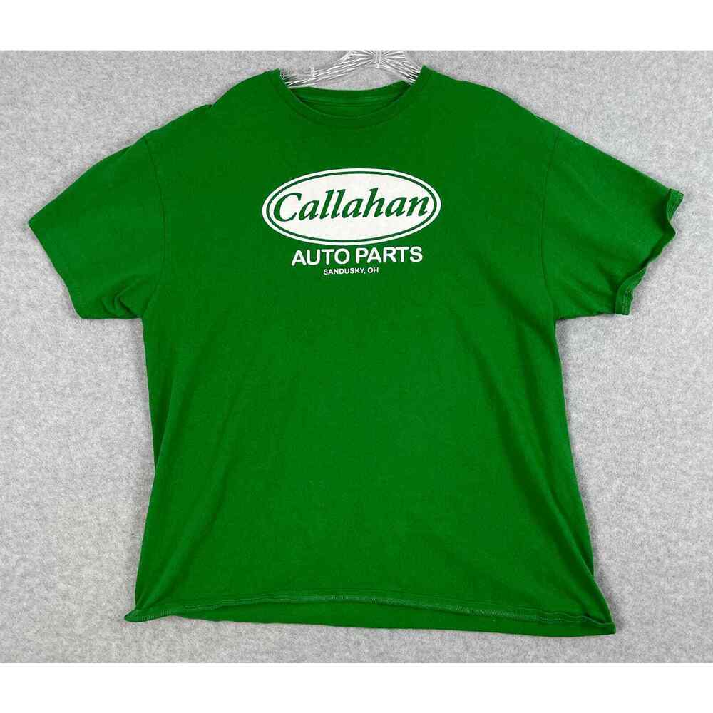 Tommy Boy Chris Farley Callahan Auto Parts T Shirt Size M Green‎